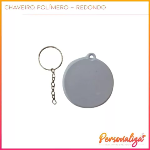 Chaveiro Redondo - Polímero