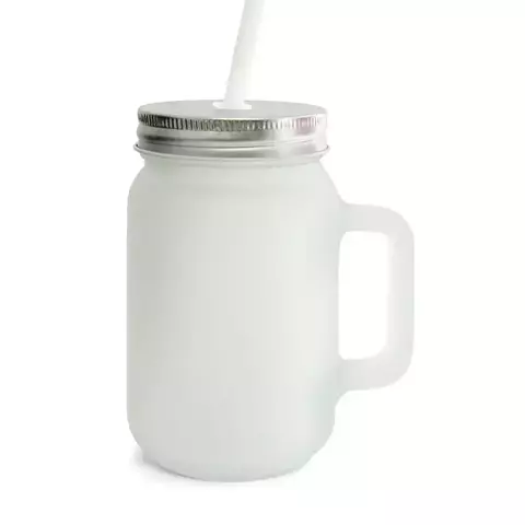 Jarro de vidro 450ml - Jateado