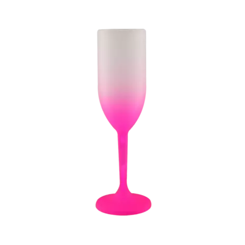 Taça de Espumante Degradê - Pink