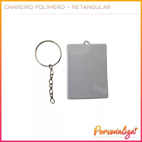 Chaveiro Retangular - Polímero