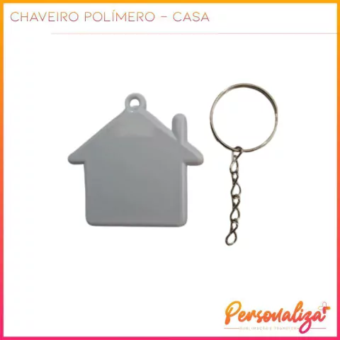 Chaveiro Casa - Polímero