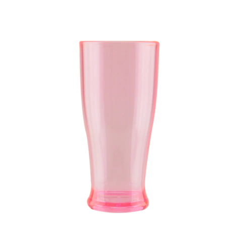 Copo Tulipa - Translúcido - Rosa Bebê