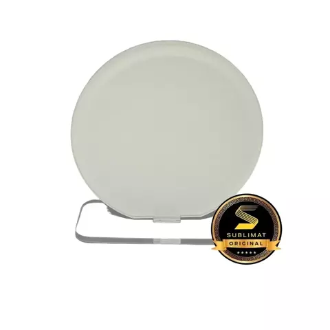 Placa Trofeu Redondo (Acrilico Retroverso 5mm - Medidas: 130x125mm)