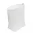 Necessaire Vertical em Poliester Branco Brilho