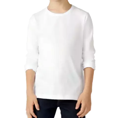 Infantil Branca - Manga Longa