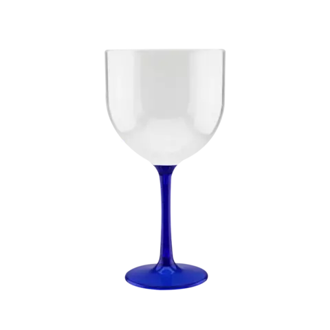 Taça de Gin Happy - Azul/Cristal