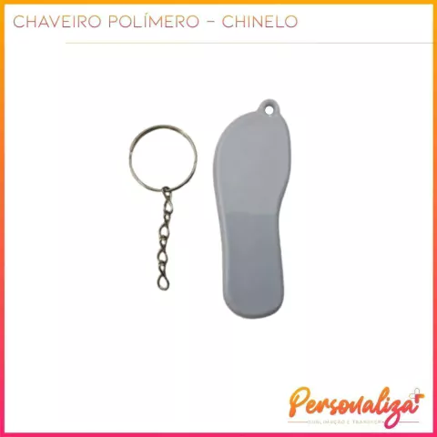 Chaveiro Chinelo - Polímero