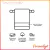 Toalha Lavabo - Branco - comprar online
