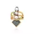 Anel Cristal Rock Ouro Vintage | Claudia Arbex