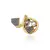 Anel Cristal Rock Ouro Vintage | Claudia Arbex