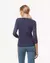 BLUSA MANGA 3/4 DECOTE CANOA MODAL MARINHO | LEMON BASICS - comprar online
