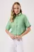CAMISA CROPPED MANGA CURTA LINHO AQUARIUS | LEMON BASICS - loja online