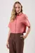 CAMISA CROPPED MANGA CURTA LINHO AQUARIUS | LEMON BASICS - Glomágui Semijoias