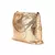 Bolsa Dayse Hobo Em Couro Metalizado Ouro | Isla - loja online