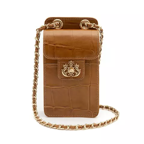Bolsa Pouch Anne Caiman Mel Ouro | Isla