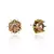 Brinco Maxi Lustre cristal rosa vintage ouro vintage