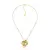 Colar Golden Knot - Dourado Liso | Glomagui