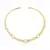 Colar Sleek Stripes - Mix de Banho Liso | Glomagui
