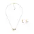 Conjunto Chroma - Dourado Zirconia Colorida | Glomagui