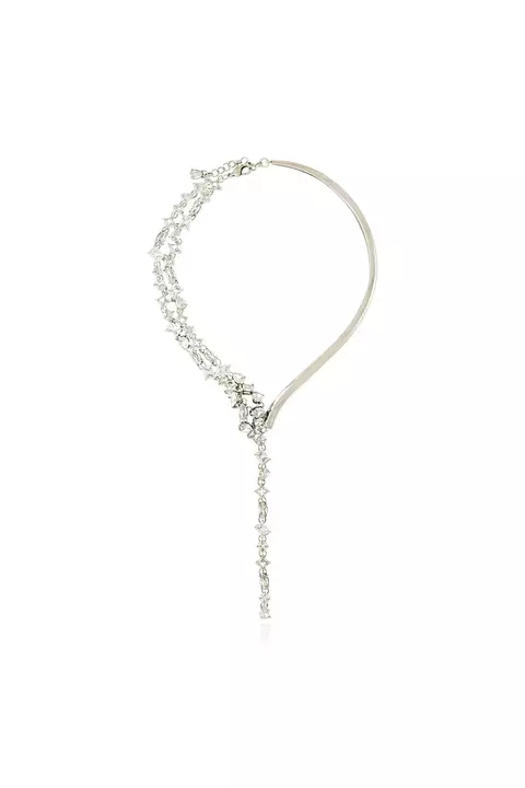 Colar Tie Zircônias Brisa Prata Boho | Hector Albertazzi - comprar online