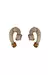 Brinco Front Back Strass Supreme Ouro Vintage | Hector Albertazzi