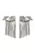 Brinco Front Back Maxi Folhagens Prata Boho | Hector Albertazzi