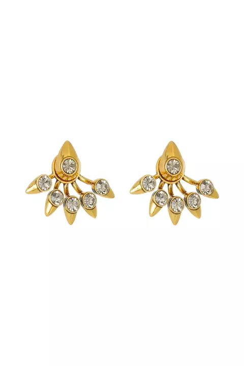 Brinco Strass Sementes Ouro Vintage | Hector Albertazzi