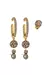 Kit 3 Brincos Alma Ouro Vintage | Hector Albertazzi