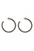 Brinco Argola Hoop Strass Ouro Vintage | Hector Albertazzi