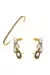 Brinco Cuff Duo Sementes Ouro Vintage | Hector Albertazzi
