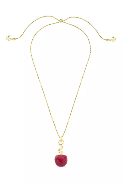 Colar Amarena Dolce Tropicalia Resina Vermelha | Maria Dolores