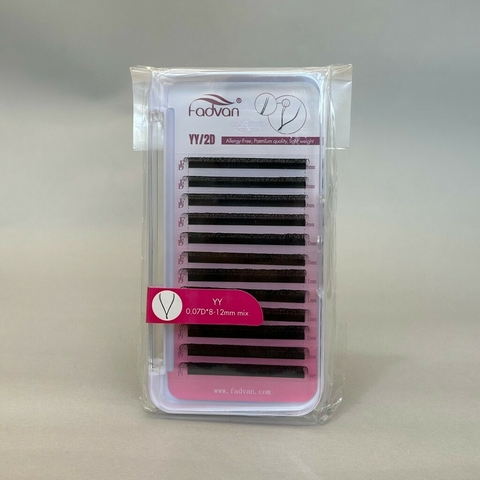 Cílios Fadvan YY - Mix Tamanho Unitario