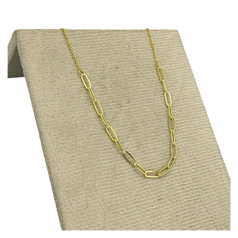 Colar Choker Folheado a Ouro - Corrente C