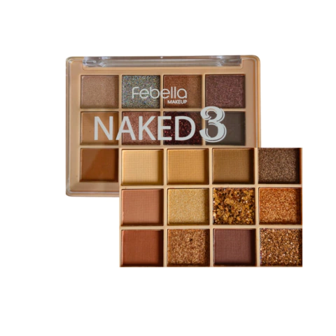 Paleta de Sombra 12 cores Naked A 9,5 g - Febella - comprar online
