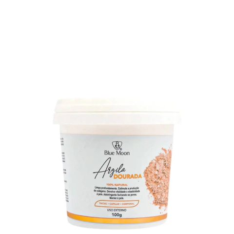 Argila Dourada 100% Natural 100 g - Blue Moon - comprar online