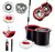 Mop Giratório 140cm – Inox, Vermelho e Preto