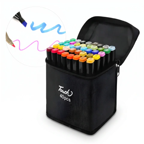 Estuche de Marcadores Doble Punta x40