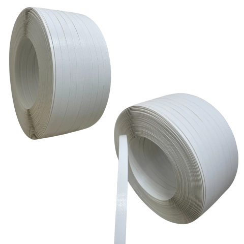 X2 Rollos Fleje/Suncho Plastico Pp Blanco Manual 16/19 Mm 20kg - comprar online