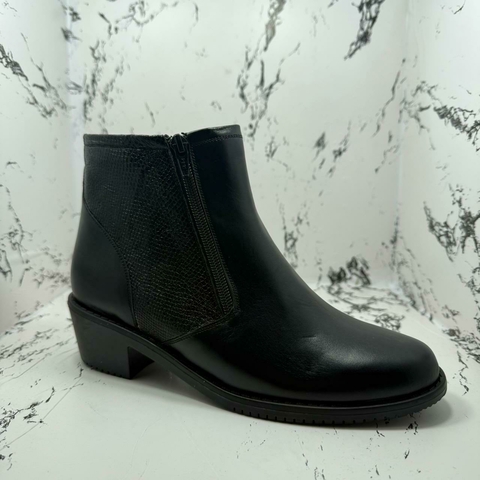 BOTA CUERO TIPO FEBO DOBLE CIERRE