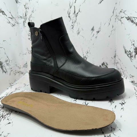 BORCEGO CUERO DOBLE CIERRE