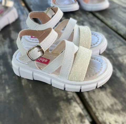 SANDALIA GOMON CON BRILLO