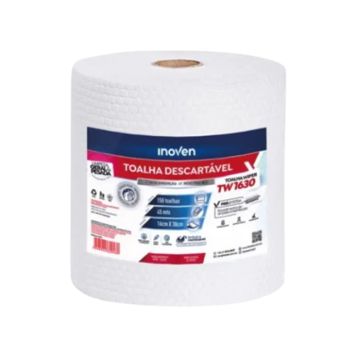 Toalha Descartável Wiper 150 panos Reutilizável Multiuso - 16Cm x 30Cm Inoven - comprar online