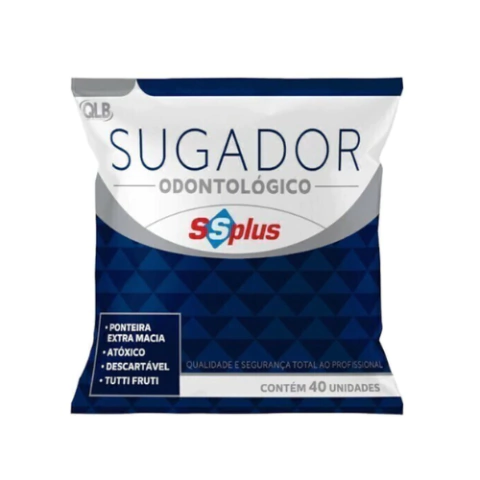 Sugador Odontológico Pct C/40Un - Ssplus - comprar online