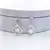 Brinco de aço inox, Quadrado e Zircônia 3 cm