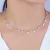 Choker de aço inox, corações pendurados 37 cm - comprar online