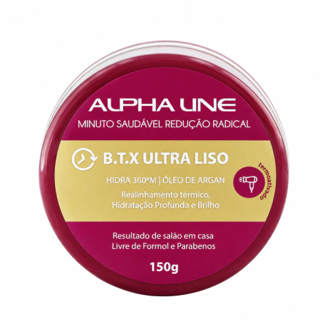 B.T.X. Minuto Saudável Redução Radical Ultra Lisos Alpha Line 150g