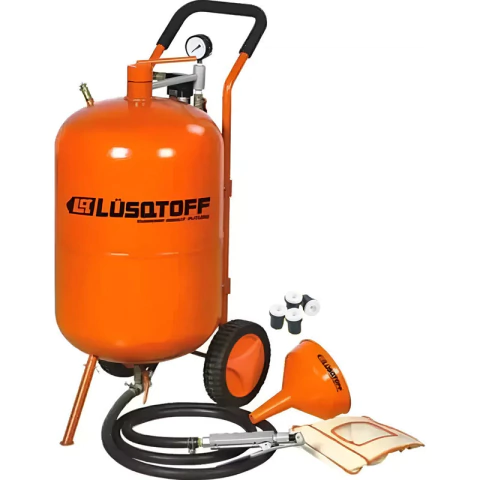 Arenadora Neumatica Portatil 32 Litros Lusqtoff Ruedas Acc
