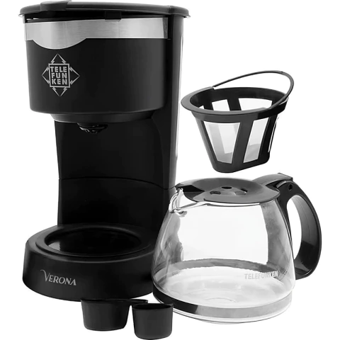 Cafetera Electrica 600ml Telefunken Verona Filtro Lavable