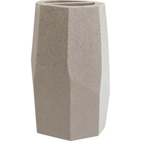 Vaso Para Cepillo De Dientes Ilhabela Gray Poliresina