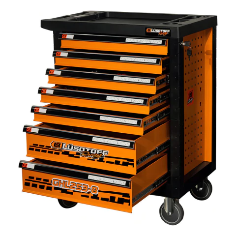 Carro Gabinete Porta Herramientas 253 Pzs Lusqtoff Racing